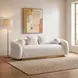 Novella White 93" Sofa