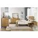 Newport Natural Oak Queen Panel Bed