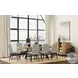 Newport Natural Oak Extendable Trestle Dining Table