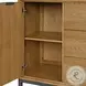 Newport Natural Oak 6 Drawer Gentlemans Chest