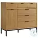 Newport Natural Oak 6 Drawer Gentlemans Chest