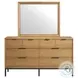 Newport Natural Oak 8 Drawer Dresser