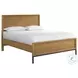 Newport Natural Oak Queen Panel Bed
