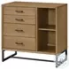 Newport Drawer 4 Drawer Chest and Bookcase