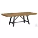 Newport Natural Oak Extendable Trestle Dining Table