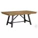 Newport Natural Oak Extendable Trestle Dining Table
