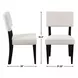 Colvin Black and White Side Chair Set of 2