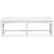 Crownfall Whisper White Upholstered Bench