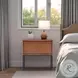 Levi Teak Brown 1 Drawer Nightstand