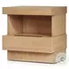 Mona Oak 1 Drawer Nightstand