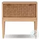 Roxanna Natural 1 Drawer Nightstand