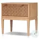 Roxanna Natural 1 Drawer Nightstand