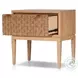 Roxanna Natural 1 Drawer Nightstand