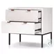Wilma White 2 Drawer Nightstand