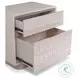 Danica White Wash 2 Drawer Nightstand