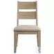 Nash Weathered Sand Panel Back Side Chair Set of 2