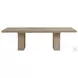 Nash Weathered Sand Extendable Trestle Dining Table