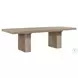 Nash Weathered Sand Extendable Trestle Dining Table