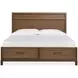 Ridgefield Russet California King Storage Panel Bed