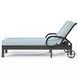 Monterey Canvas Skyline 78" Outdoor Chaise Lounge with Self Welt