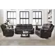 Eldridge Steamboat Brown Leather 86" Zero Gravity Power Reclining Sofa with USB Charging