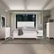 Cassie White 6 Drawer Dresser and Rectangular Mirror
