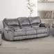Themis Gray Manual Reclining Living Room Set