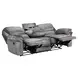Themis Gray Manual Reclining Living Room Set
