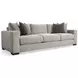 Drew Beige 110" Sofa with Pillow