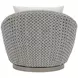 Savaii White Performance Fabric Outdoor Swivel Chair