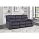 Lovell Gray Power Reclining 87" Sofa with USB Charging