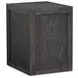 Foxrun Hollow Ravenwood Black 2 Drawer File Cabinet with Casters