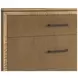 Loft Brown 6 Drawer Reeded Dresser
