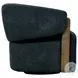 Fendrick Island Teal Swivel Accent Chair
