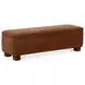 Ichigo Deep Orange Upholstered Storage Bed Bench