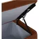 Ichigo Deep Orange Upholstered Storage Bed Bench