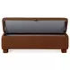 Ichigo Deep Orange Upholstered Storage Bed Bench
