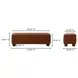 Ichigo Deep Orange Upholstered Storage Bed Bench