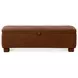 Ichigo Deep Orange Upholstered Storage Bed Bench