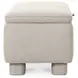 Ichigo Light Gray Upholstered Storage Bed Bench