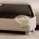 Ichigo Light Gray Upholstered Storage Bed Bench