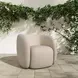 Rae Beige Upholstered Outdoor Accent Chair