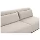 June Oatmeal Performance Fabric 70" Sofa