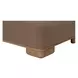 June Dark Brown Upholstered Rectangular Ottoman
