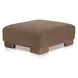 June Dark Brown Upholstered Rectangular Ottoman