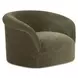 Thora Dark Green Upholstered Lounge Chair