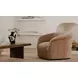 Thora Blush Upholstered Lounge Chair