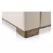 June Oatmeal Performance Fabric 5 Piece Modular Dream Sectional with Pillows