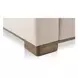 June Oatmeal Performance Fabric 5 Piece Modular Classic L Shaped Sectional with Pillows