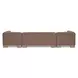 June Dark Brown Performance Fabric 5 Piece Modular U Shaped Sectional with Pillows